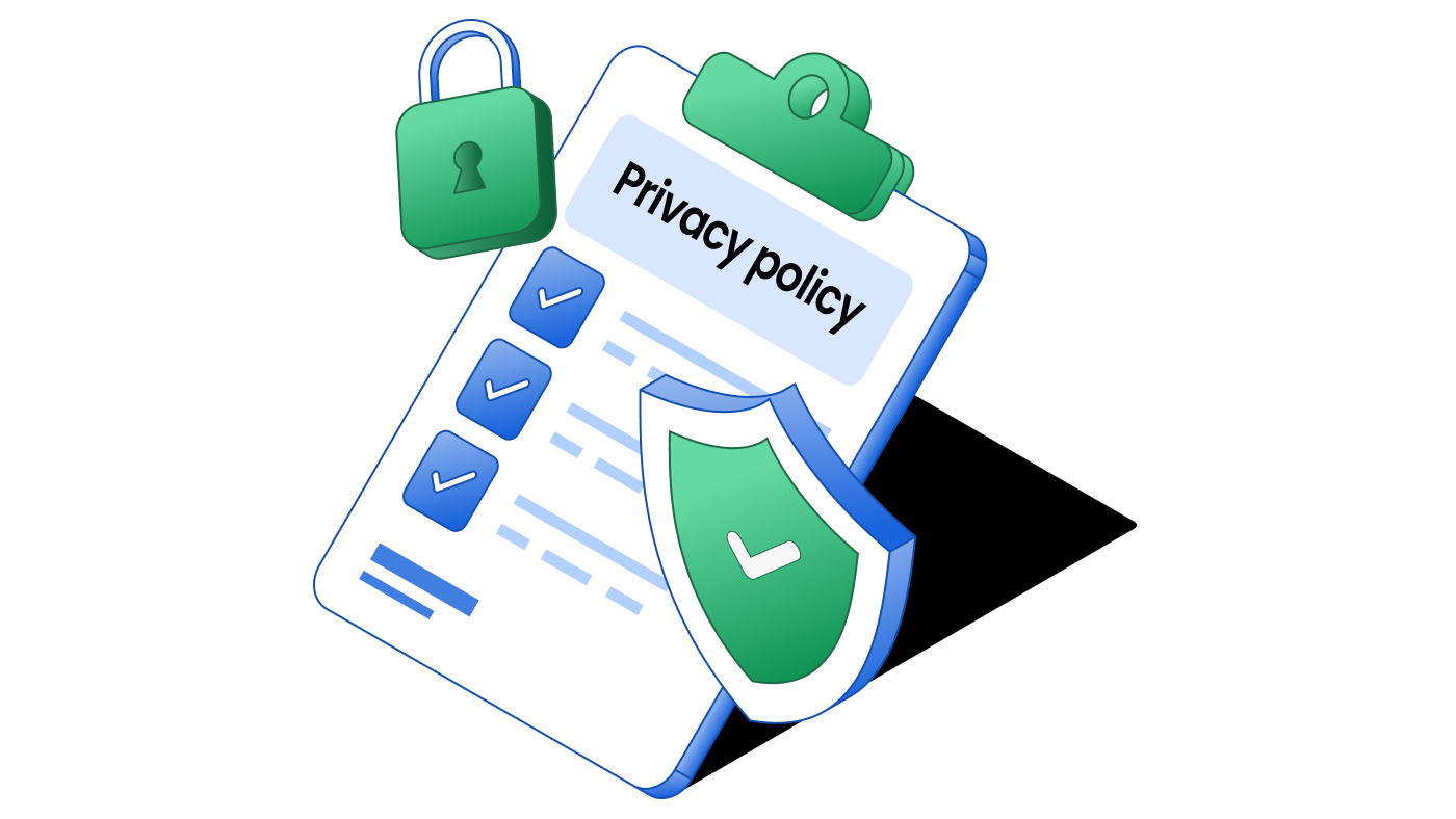 Privacy policy checklist illustration